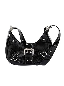 バッグ FULRA hand bag soho black leather y2k Y2k Black Womens Shoulder Bag Advanced Fashion Tote Bag
